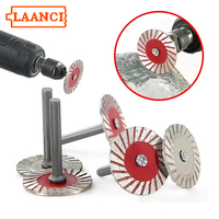 Lame de scie diamantée LAANCI 40 mm, disque de ponçage circulaire à tige de 6 mm, outil de meulage pour bois, métal, pierre, granit, OEM, garantie 1 an