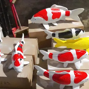 Fabrika fiyat Mini deniz hayvan plastik Pvc akvaryum Koi balık modeli