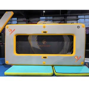 Nouveau point de chute flotteur amusant ponton flottant quai rectangle gonflable flottant eau hamac flotteur - Product Image 1