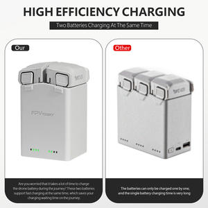 แท่นชาร์จแบตเตอรี่คู่ Amazear 65W สำหรับ DJI Mini 4 Pro Mini 3 Pro สถานีชาร์จเร็ว ชาร์จพร้อมกัน อุปกรณ์เสริม - Product Image 2