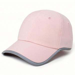 Casquette de sport pour femme de haute qualité avec bordure réfléchissante 3M, casquette de course personnalisée OEM sans dos pour queue de cheval, nouveau design - Product Image 3