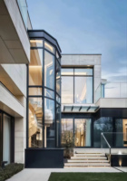 Porte et fenêtre d'entrée en acier de style Wabi Sabi, imitation fer forgé, pour projets de villas et d'hôtels