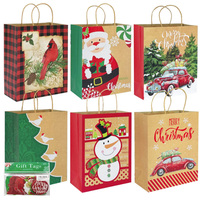 Sacs en papier kraft blancs durables pour entreprises, avec ruban laminé, personnalisables avec votre logo, petits, écologiques, pour Noël, restaurants et shopping