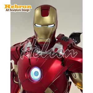 Statua di Iron Man Personalizzata in Scala 1:3, Figura d'Azione Marvel a Grandezza Naturale, Personaggio degli Avengers per Decorazione - Product Image 2