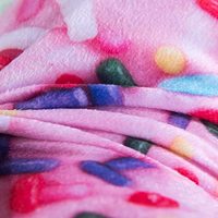 Maßgefertigtes Gewebtes 3D-Digital-Druck Leichtgewichtiges Tragbares Lustiges Donut-förmiges Europäisch-Amerikanisches Sofa-Kissen Abnehmbar