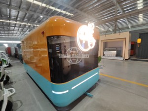 Nouvelle Conception Remorque Alimentaire Rétro en Fibre de Verre pour BBQ, Glaces et Café, Fabriquée en Chine, Usine de Fabrication de Boissons - Product Image 5