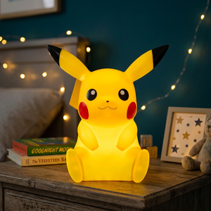 Veilleuse d'Ambiance LED Pokemon Pikachu à Commande Tactile Blanc Chaud en Plastique AB0050 120x155mm, Alimentation USB et Piles, pour Enfants et Salle de Bain - Product Image 3