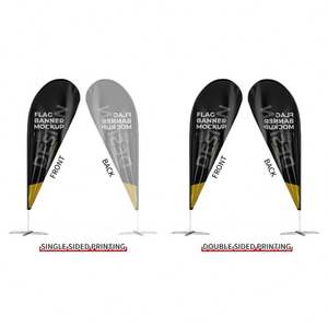 Drapeau publicitaire numérique personnalisé à plumes volantes pour la plage et l'extérieur - Tissu durable pour l'automobile, l'agriculture et autres industries - Product Image 4