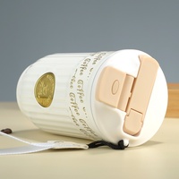 Nouveauté 2026 – Tasses à café isothermes personnalisées avec logo, 420 ml, à double paroi sous vide, avec couvercle anti-fuite – Vente en gros