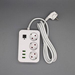 EU Power Universal 3 Ổ Cắm Usb Ổ Cắm Mở Rộng Sạc - Product Image 2