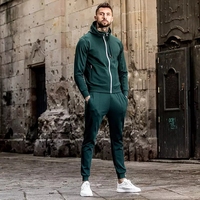 Harga Pabrik Setelan Jogger Pria Resleting Tracksuit Custom Olahraga Sepak Bola Tracksuit Pria
