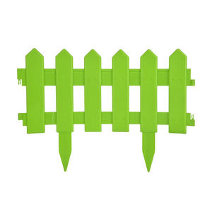 Petite clôture de jardin en <span class=keywords><strong>plastique</strong></span> vert flexible pour l'extérieur Clôture pour animaux de compagnie pour fleurs - Product Image 1