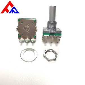 Encodeur rotatif incrémental Fanrui série ED16, 16 mm, 3 broches, axe métallique de 6 mm avec bague, sans interrupteur, options 12/18/24 impulsions - Product Image 4