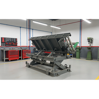 Personnalisé 90 °   Table élévatrice inclinable avec rouleaux, hydraulique, grande capacité, électrique, pour béton et panneaux de ciment