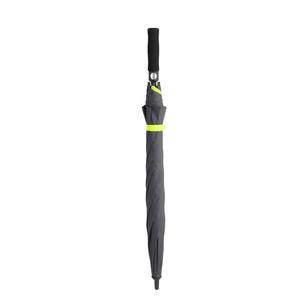 <b>Umbrella</b> manufacturer supplier high quality durable <b>windproof</b> double layer automatic fiber black yellow golf <b>umbrellas</b> with logo - Product Image 5