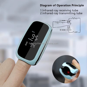 Oxymètre de pouls portable électrique avec écran LED pour une surveillance précise de <span class=keywords><strong>l</strong></span>'oxygène sanguin avec batterie LI 150 mAh - Product Image 6