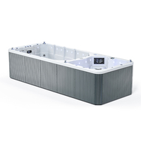 Spas et jacuzzis enterrés, piscines de massage Balboa extérieures, spas de nage extérieurs