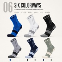 Chaussettes de randonnée en laine mérinos, lot de 5 paires, hauteur genou, rembourrées, thermiques, pour jeunes, adultes, famille, marche en plein air, vente en gros