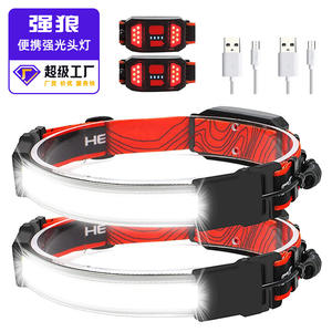 Lampe frontale LED Headla 1500 mH, batterie rechargeable, lumière blanche, course en plein air, pêche, camping, charge USB - Product Image 4