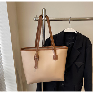 2025 femmes grande capacité bandoulière sac à main classique poignée supérieure en cuir PU fermeture à glissière décontracté dames sac à main - Product Image 4