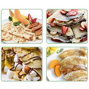 Xeoleo רוטרי מוט ידית קרפ יצרנית פנקייק כלי מפזר נירוסטה ללא מקל קרש חשמלי מכונת ידני - Product Image 5