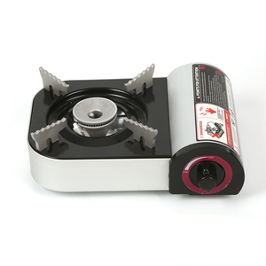 Réchaud à gaz portable, mini réchaud de camping en alliage d'aluminium, pour 1-2 personnes, utilisation en extérieur et en intérieur - Product Image 4