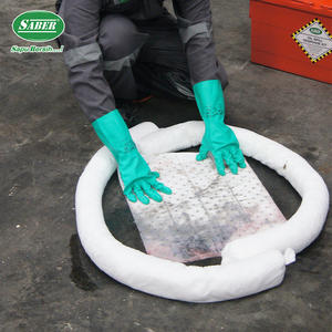 Barrera de Contención de Derrames de Petróleo SABER Ultra Visible, Absorbente de Aceite, de Gran Diámetro (6400 mm), Flotante, Blanca, con Secciones de 3 m - Product Image 6