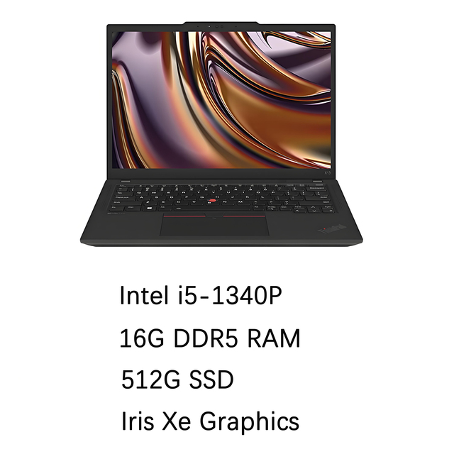New Lenovo ThinkPad X13 Intel I5-1340P 16G RAM 512G SSD 13.3" WUXGA LED Win11 Customizable Iris Xe Graphics Business PC Laptop