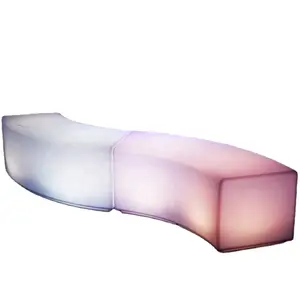 ARCO Cadeira De Plástico Brilho Led brilho bancada móveis Led
