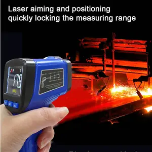 Pistola di temperatura Laser Ir digitale professionale a prezzi economici all'ingrosso per misuratore di temperatura industriale