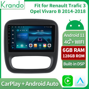 Krando <span class=keywords><strong>9</strong></span> pouces TS10 64GB 7862 autoradio Navigation GPS Android pour Renault Trafic 3 <span class=keywords><strong>Opel</strong></span> <span class=keywords><strong>Vivaro</strong></span> B 2014 - 2018 sans fil CaPlay - Product Image 2