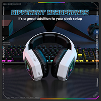ONIKUMA GT806 Auriculares HIFI BT V5.4 Auriculares con cable Multimodo 2,4 GHz RGB Auriculares con cancelación de ruido Usb con micrófono
