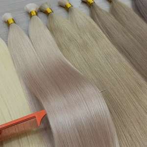 <span class=keywords><strong>Cabello</strong></span> Ruyi Pre-dividido Brasileño Sin Procesar # Extensiones de <span class=keywords><strong>Cabello</strong></span> Humano Virgen Remy de Color Rosa 65A, <span class=keywords><strong>Cabello</strong></span> a Granel de Doble Trama - Product Image 4