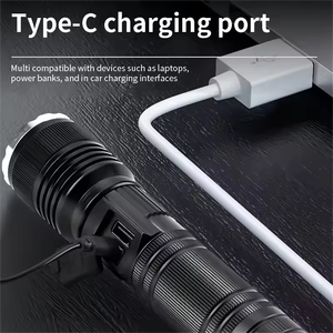 Công suất cao 20 Wát Trắng Laser <span class=keywords><strong>LED</strong></span> <span class=keywords><strong>Torch</strong></span> siêu tầm xa USB zoom đèn pin có thể sạc lại với pin 26650 - Product Image 4