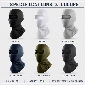 Cache-cou 3-en-1 Yx en soie glacée rafraîchissante pour l'hiver, protection UV, séchage rapide, élastique, pour le sport, la pêche et le cyclisme - Product Image 5