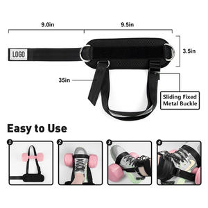 Piedi manubrio attacco extension gambe piedi sollevamento pesi regolabile manubrio cinturino alla caviglia <span class=keywords><strong>per</strong></span> l'esercizio - Product Image 4