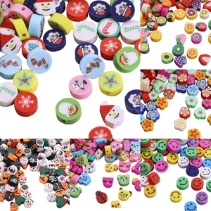 Cuentas de Navidad, Frutas, Flores, Animales, Colgantes de Arcilla Polimérica, Pulseras, Collares, Materiales para Abalorios, Accesorios de Joyería DIY para Halloween - Product Image 4