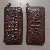 Tas Clutch Kulit Buaya Asli Berkualitas Tinggi Dompet Kulit Asli Anti Maling Pria Kapasitas Besar