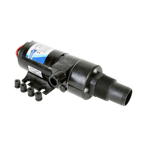 Pompe de macération à alimentation CC, débit de 43 LPM, auto-amorçante, protection contre le fonctionnement à sec, évacuation des déchets - Product Image 1