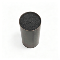 Catalyseur universel pour moto Euro V 400 CPSI avec substrat métallique en nid d'abeille pour le traitement des gaz d'échappement
