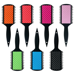 Private Label High-End strass strass specchio in pelle arricciatura che definisce spazzola materiale setola per districare modellatura <span class=keywords><strong>capelli</strong></span> ricci - Product Image 4