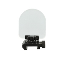 Lunette de visée pliable en acier et plastique avec protection d'objectif 6x et 2 lentilles pour la chasse en extérieur