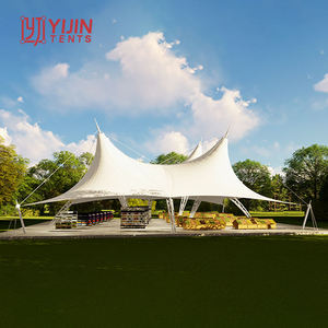 Structure de Toit Tensile en Membrane pour Architecture Extérieure, Auvent et Tente de Construction pour Restaurant, Café, Centre Commercial - Product Image 3