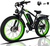 Kit de cadre de vélo électrique tout-terrain à monter soi-même |   Vélo à pneus larges de 26 pouces, double moteur, patin avant de 175 mm |   Vélos de route BMX, vélos électriques tout-terrain
