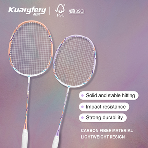 <span class=keywords><strong>Raquette</strong></span> <span class=keywords><strong>de</strong></span> <span class=keywords><strong>badminton</strong></span> ultra-légère en aluminium et carbone avec stabilité améliorée et anti-torsion pour le jeu compétitif - Product Image 2