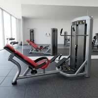 RUNTEK Équipement de Gym Professionnel de Haute Qualité, Appareil Commercial de Musculation Body Strong, Machine Glute Bridge
