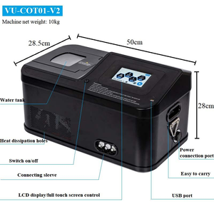 Mesin kompresi dingin tanpa es, sistem terapi kompres panas otomatis dengan kontrol sentuh LCD untuk menghilangkan nyeri bahu - Product Image 4