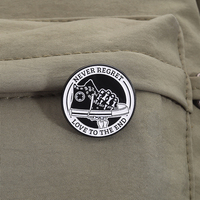 Zapatos de lona esmalte Pin esqueleto calavera manos broche estilo Punk solapa insignia joyería regalo para amigos y fanáticos