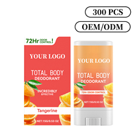 Déodorant en stick Mandarin personnalisé en usine, à succès, avec céramide, anti-transpirant longue durée 72h, soin corporel blanchissant