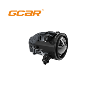 GCAR Phare antibrouillard double laser 2 pouces, tricolore 3000K 4300K 6000K, haute luminosité, lentille de projecteur universelle, amélioration de marché secondaire
